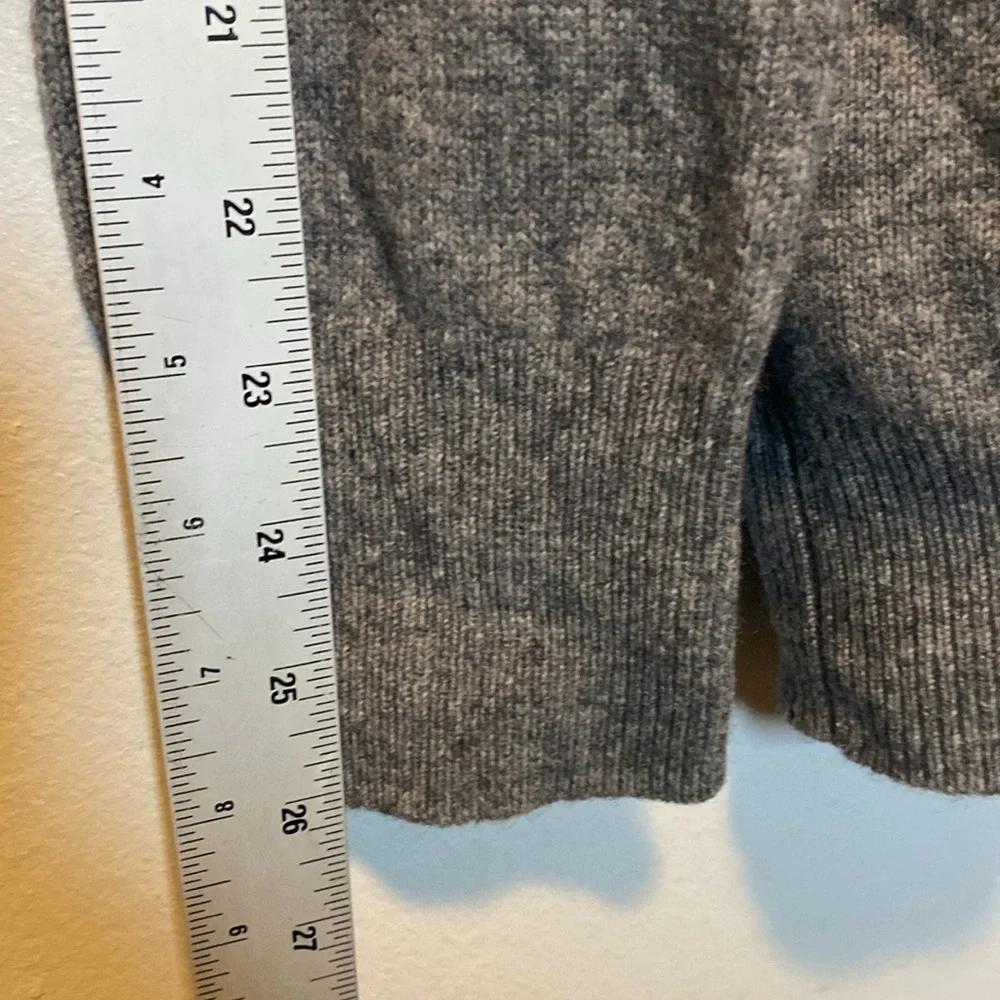 Equipment Delafine 100% Cashmere Sweater Women’s Large Gray - Picture 13 of 13